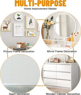 Cinta de melamina de 18 mm x 10 m, color blanco, a