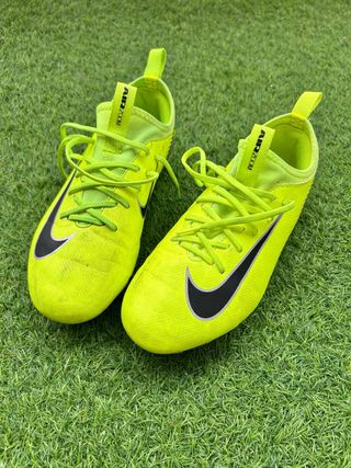 Zapatillas fútbol Nike niños verde/negro