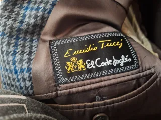 Chaqueta Emidio Tucci Cuadros Azul/Gris