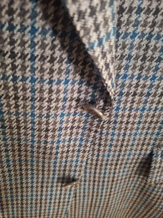 Chaqueta Emidio Tucci Cuadros Azul/Gris