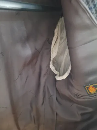 Chaqueta Emidio Tucci Cuadros Azul/Gris