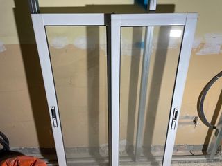 Ventanas correderas de aluminio blanco