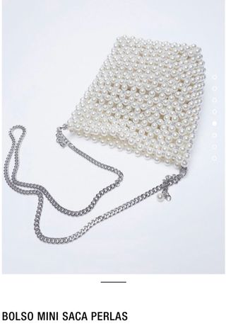 Bolso mini saca perlas de Zara