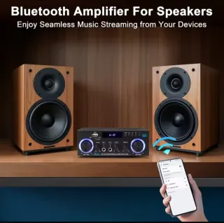 Amplificador Woopker AK50 Bluetooth 5.3 de 840W