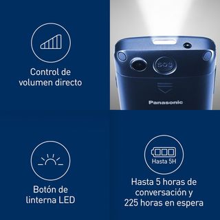 Panasonic KX-TU110EXC - Teléfono Móvil Para Person