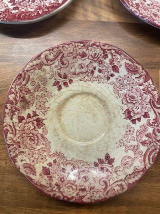 Platos de cafe Cartuja de Sevilla (Set de 8)