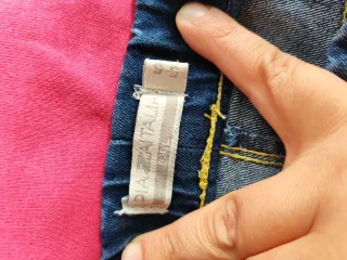 Jeans elasticizzati bambina Piazza Italia 5-6 anni