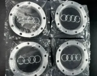 4 TAPABUJES RUEDA CENTRO LLANTA AUDI 146mm RS4 OLD