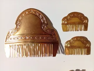 Abalorios Fallera Dorados de niña