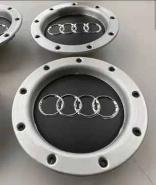4 CENTROS RUEDA LLANTAS TAPAS BUJE AUDI 8D0601165K