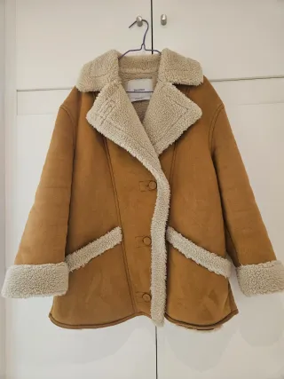 Chaquetón doble faz Bershka Talla XS oversize