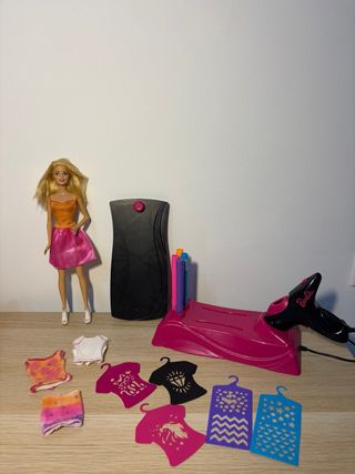Barbie Aerógrafo Moda Set