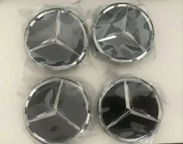 TAPABUJES MERCEDES CENTRO RUEDA BUJE LLANTA NEGROS