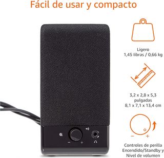 Amazon Basics Altavoces para ordenador de sobremes