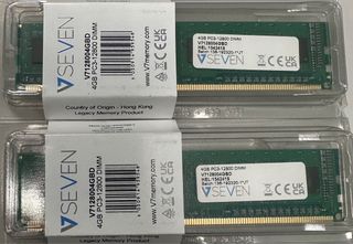 2x Módulos RAM V7 4GB PC3-12800 DIMM