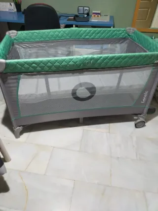 Parque cuna con cambiador