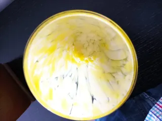 Jarrón Murano Cristal Amarillo