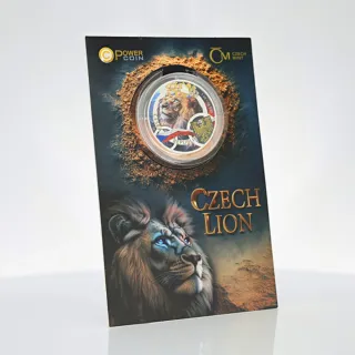 Moneda Plata 1 Oz LEÓN CHECO 2025 999 Niue PROOF