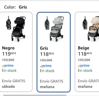 Silla de paseo Kinderkraft Apino plegable