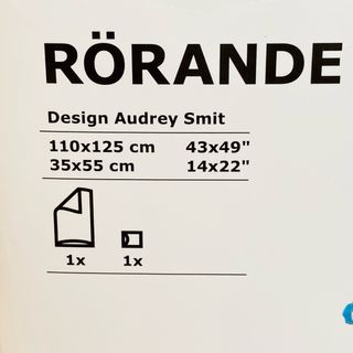 Funda Nòrdica Bressol Reversible RÖRANDE IKEA