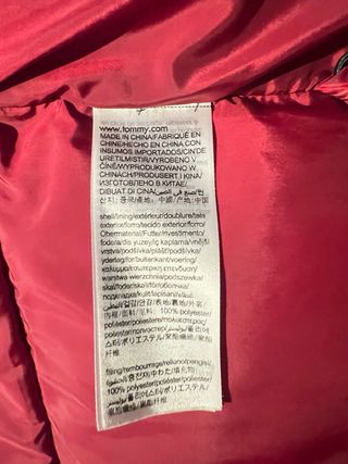 Colete Tommy Hilfiger S Vermelho/Rosa