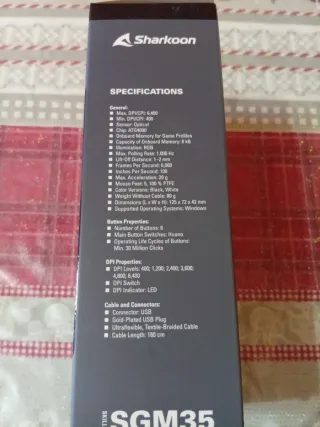 Mouse Gaming Sharkoon SGM35 Skiller