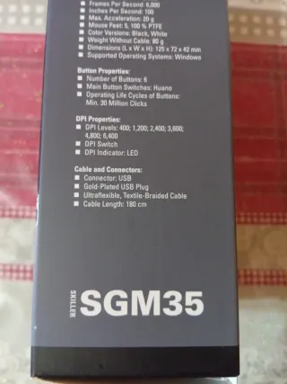 Mouse Gaming Sharkoon SGM35 Skiller