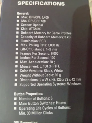 Mouse Gaming Sharkoon SGM35 Skiller