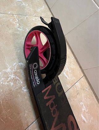 Patinete Oxelo niña rosa y negro Town 3