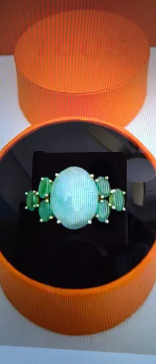 Anillo Tous Atellier Turquesa y Esmeralda