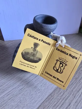 Cántaro o Penada Cerámica Negra Llamas del Mouro