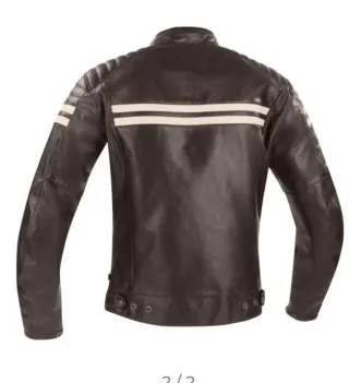 Chaqueta de moto segura cuero talla L
