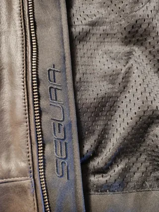 Chaqueta de moto segura cuero talla L