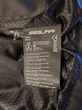 Chaqueta de moto segura cuero talla L