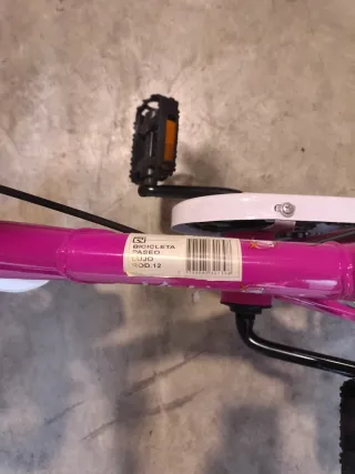 Bicicleta Niña Rin 12 Rosa