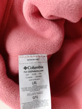 Gorro polar Columbia rosa
