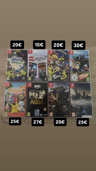 Juegos Nintendo Switch Variados