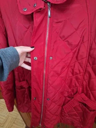 Chaqueta Maryland acolchada roja talla 50