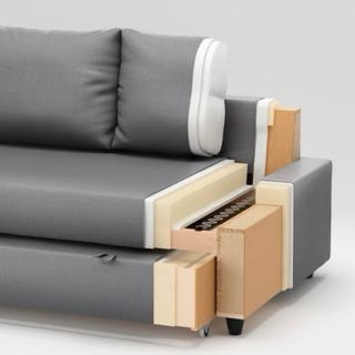 Sofá Cama Chaise Longue Gris Oscuro