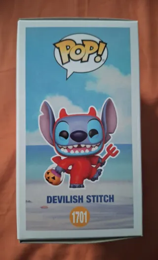 Funko Pop Stitch Devilish, 1701, Black Light Chase