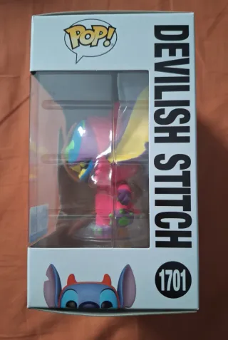 Funko Pop Stitch Devilish, 1701, Black Light Chase