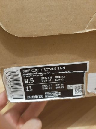 Zapatillas Nike Court Royale 2 Blancas
