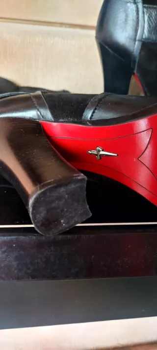 Stivali Paciotti Pelle e Camoscio Neri