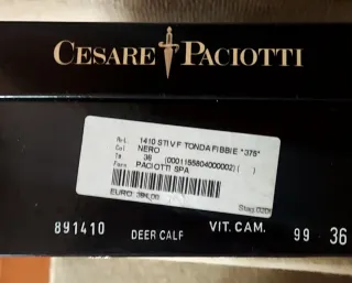 Stivali Paciotti Pelle e Camoscio Neri