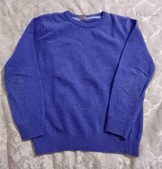 Camisola azul para criança
