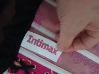 Corsetto burlesque rosa fucsia e oro