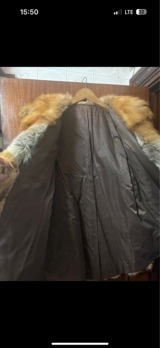 Chaquetón de piel de zorro