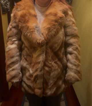 Chaquetón de piel de zorro