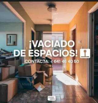 Vaciado de espacios y recojida de trastos