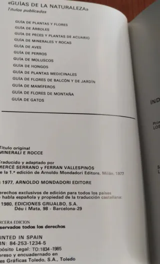 Guia de Minerales y Rocas (Spanish Edition)